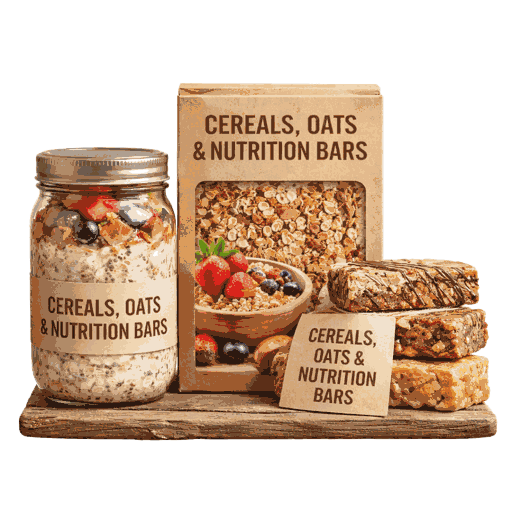Cereals, Oats & Nutrition Bars